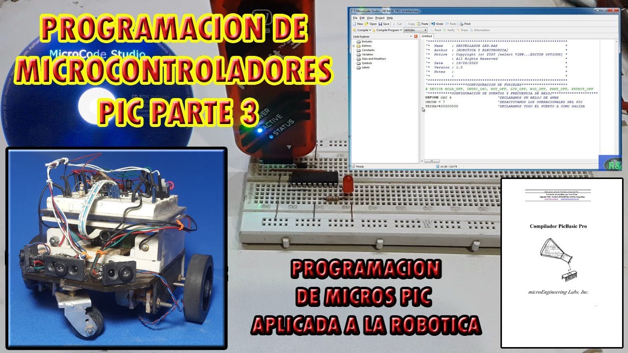 COMO PROGRAMAR MICROCONTROLADORES PIC MUY FACIL PARTE 3
