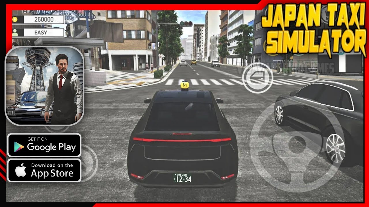 Japan Taxi Simulator Gameplay Walkthrough (Android/iOS) / Japan Taxi Simulator