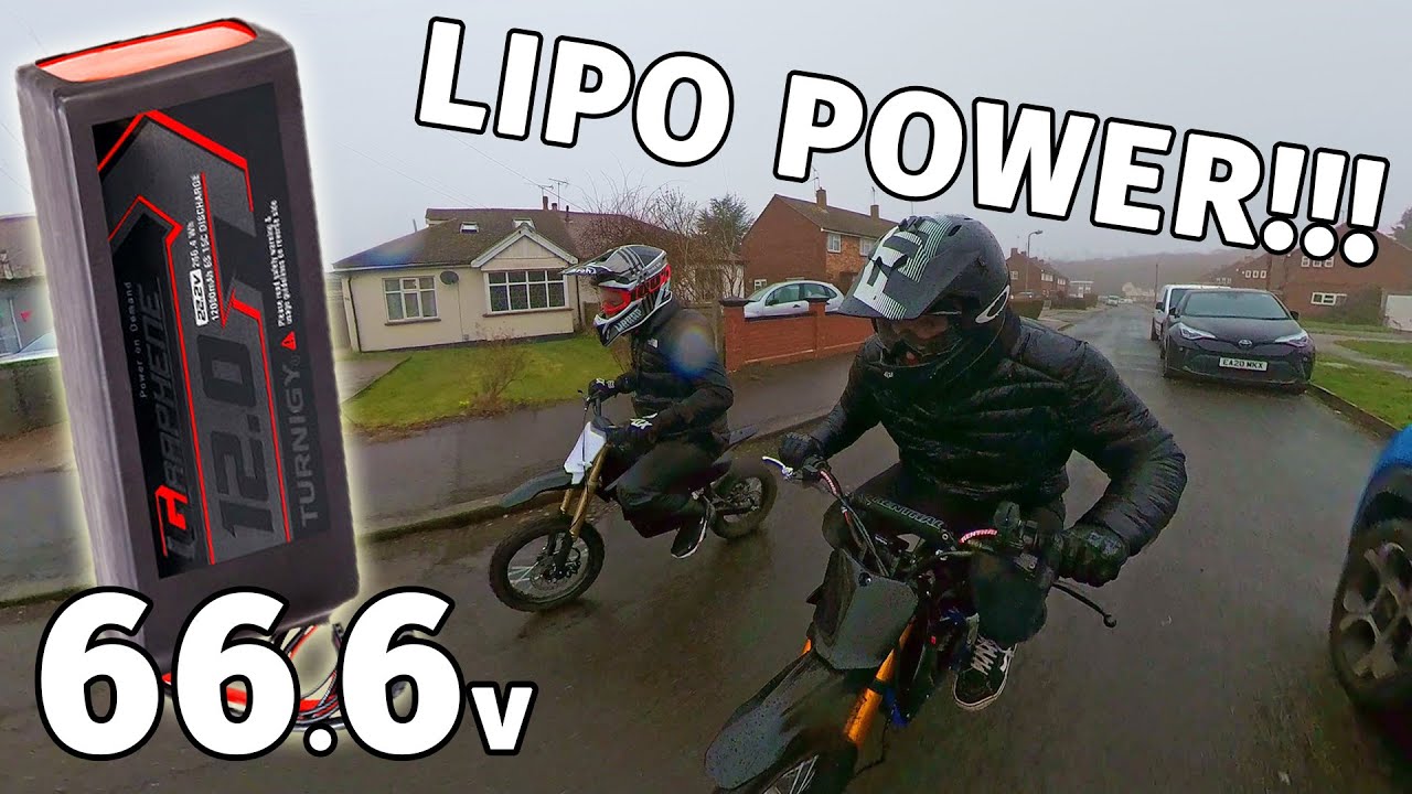 Giving my Electric Dirt Bike a Lipo Power Upgrade!!!