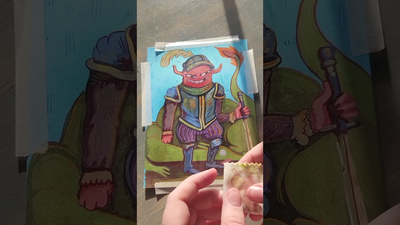 You can varnish gouache? #art