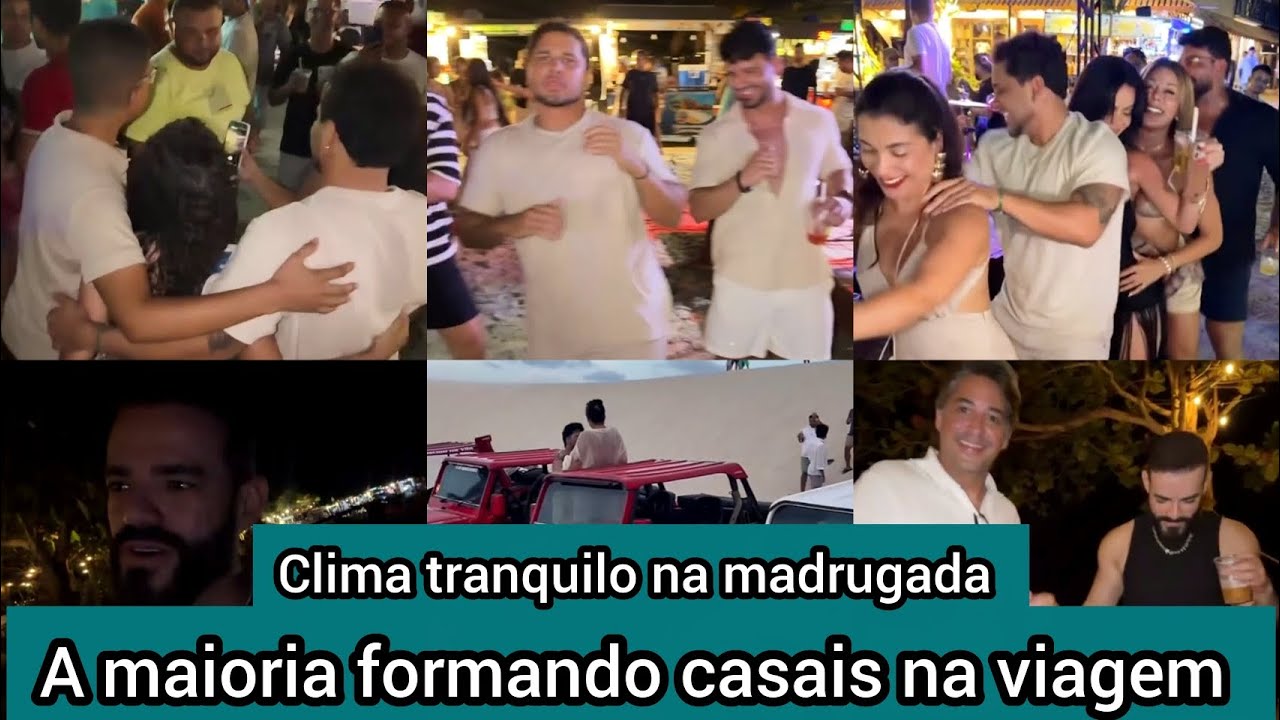Lucas Guimarães na hora de estar solteiro, as amigas formando casal e se diverte no centro de Jeri 