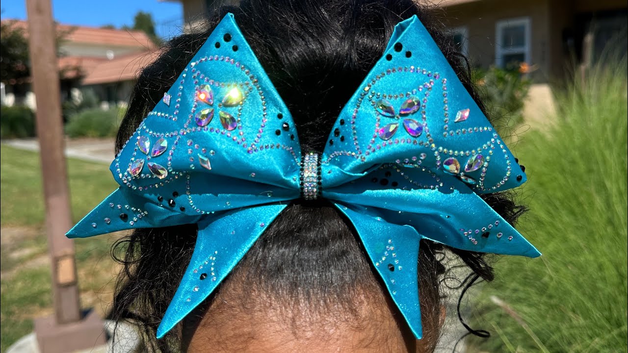 Zip-Tie Cheer Competition Hair Piece Installation Tutorial