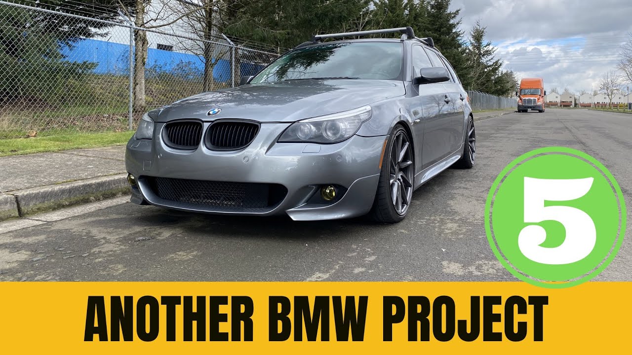 Еще один проект BMW, часть 05 — установлен передний бампер в стиле М!