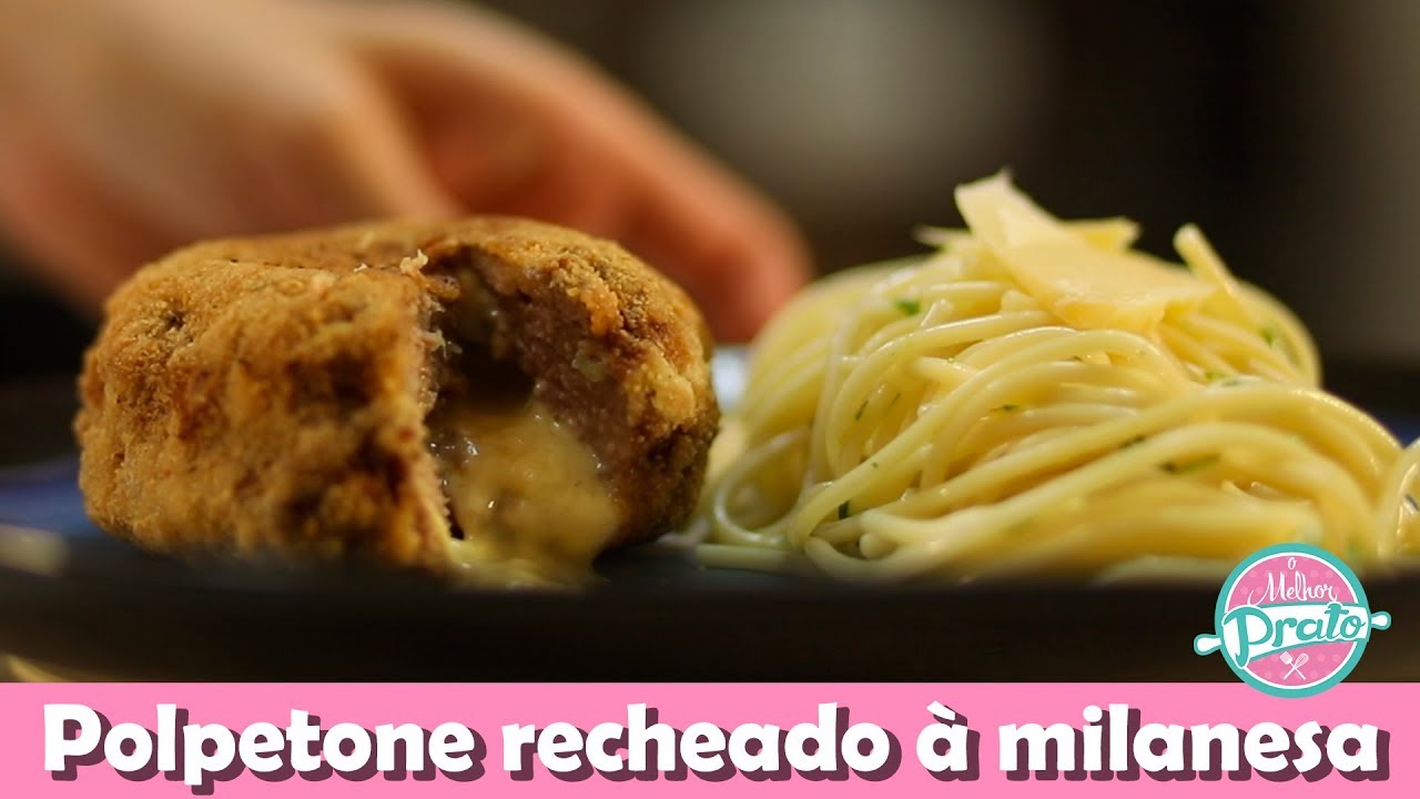 Polpetone Recheado à Milanesa - O Melhor Prato