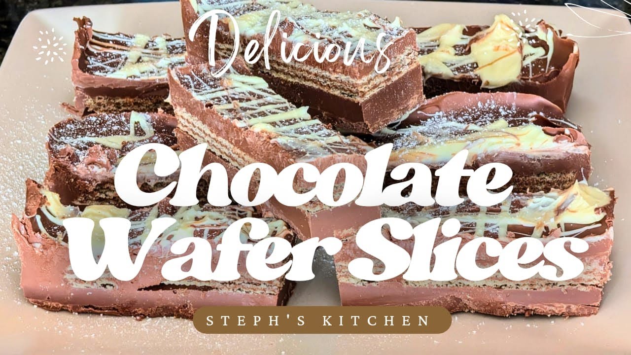 Steph's Chocolate Wafer Slices
