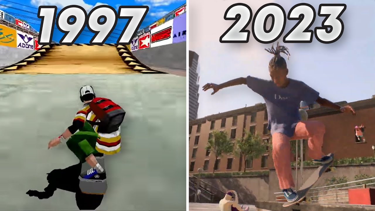 The EVOLUTION of SKATEBOARDING Games Over The Years