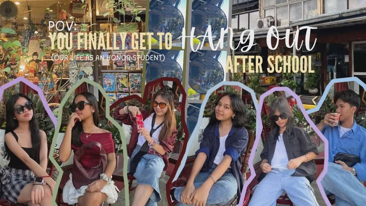 POV: You finally get to hang out after school | our life as an honor student