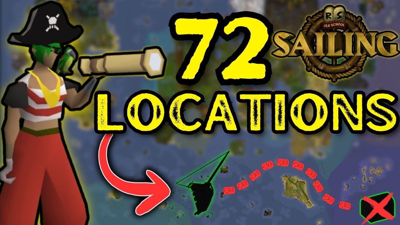 QUICK Sailing Prep Guide with Over 100 Mapped Locations - [OSRS]