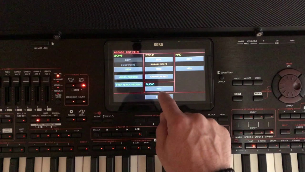KORG PA4X kanal kayıt mp3 korg pa700 korg pa1000