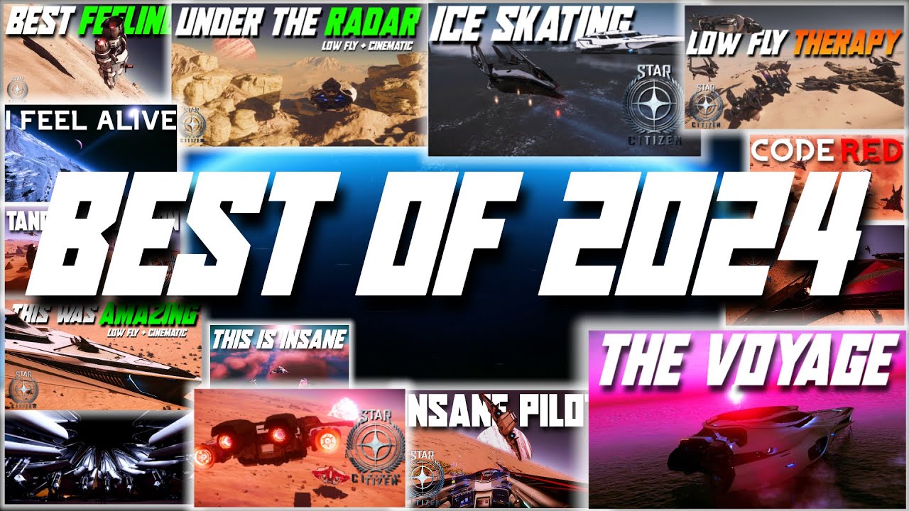 Best of Star Citizen Low Fly Moments 2024 [4K Cinematic]