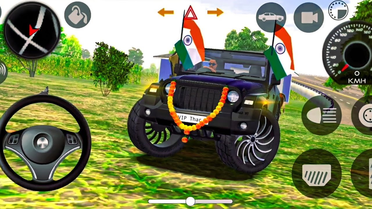 Modified Mahindra Thar😈Games:Indian Black Thar (Gadi Wala Games) Car Game Android Game - #2025 