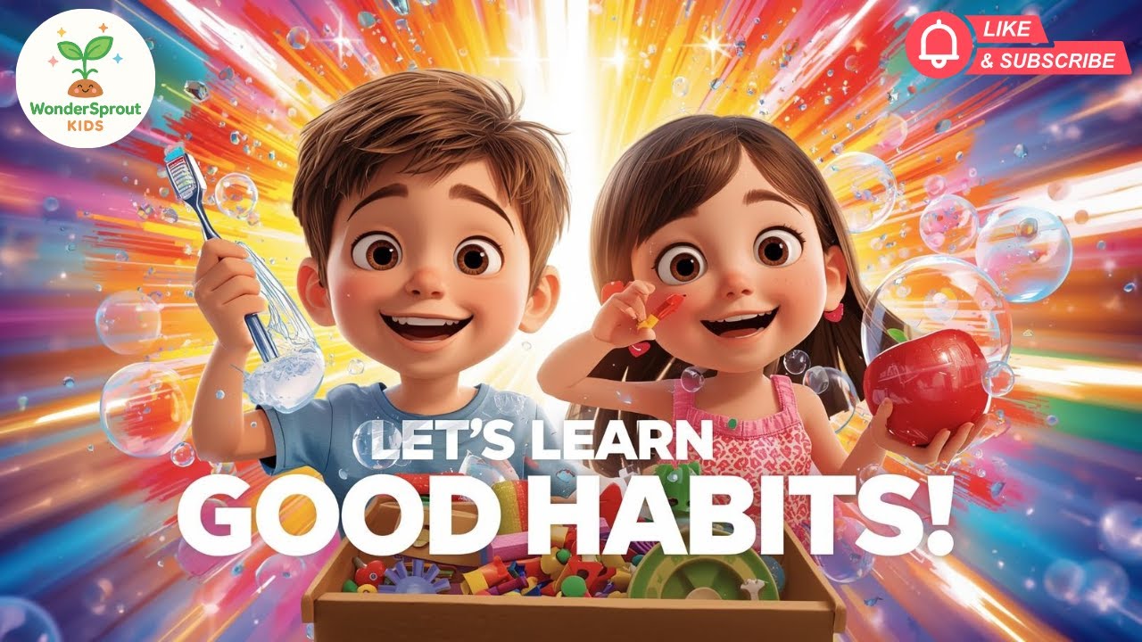 Good Habits for Kids 👦 Hygiene, Healthy Eating, Fitness & Cleanliness Song