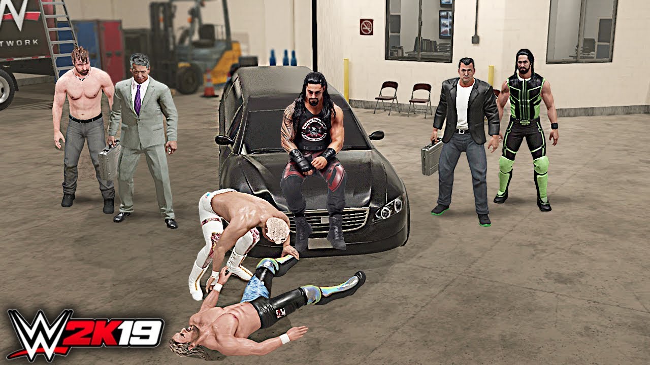 WWE 2K19 Custom Story - The Shield Destroys AEW Wrestling Backlash 2019 ft. Lesnar, Reigns - Part 5
