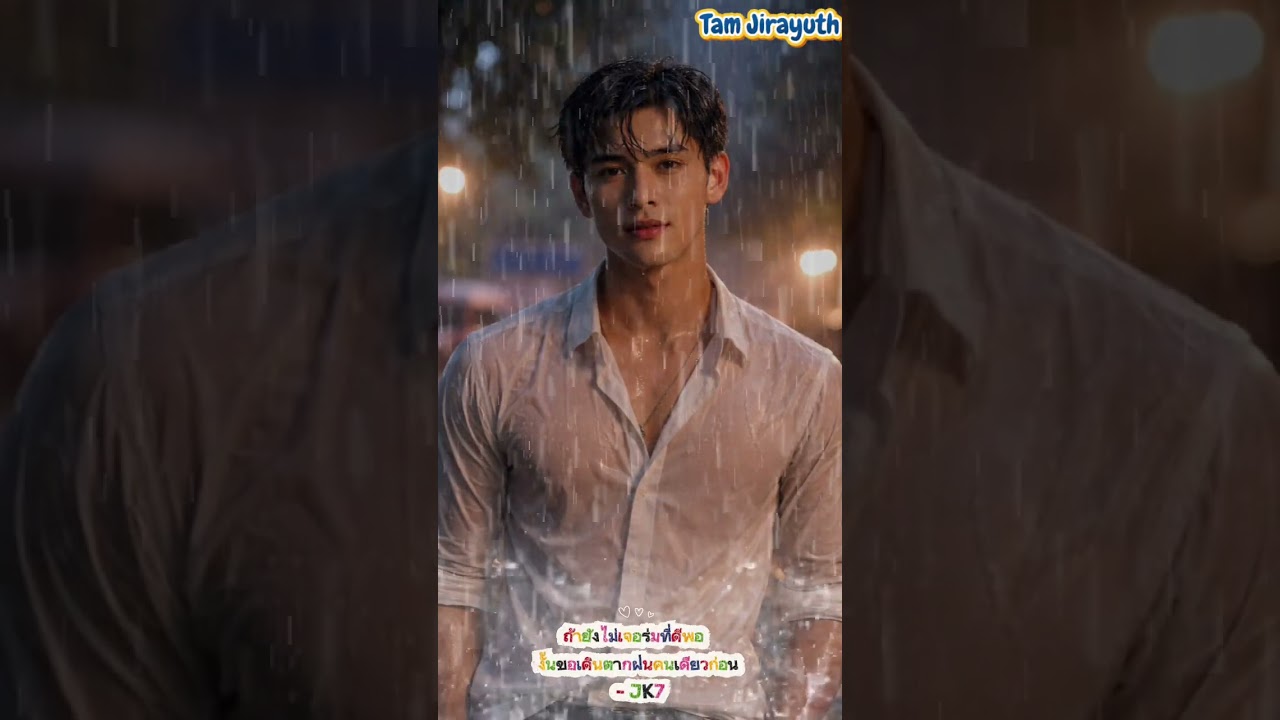 ถ้ายังไม่เจอร่มที่ดีพอ งั้นขอเดินตากฝนคนเดียวก่อน - JK7