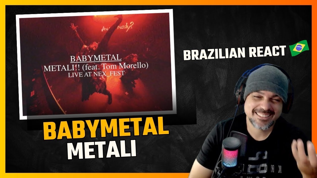 BABYMETAL – メタり！！ (feat. Tom Morello) (OFFICIAL Live Music Video)   - Brazilian React