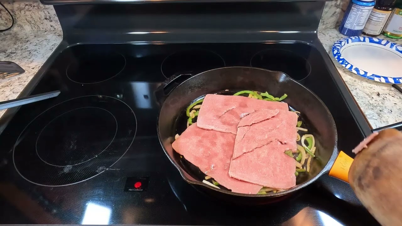 Philly Cheesesteak in a Cast Iron Pan