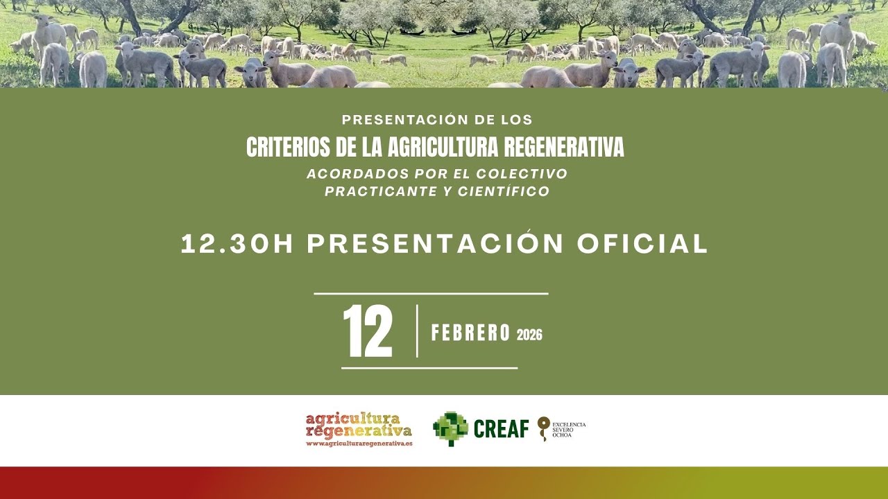 Presentación oficial de los Criterios que definen la Agricultura Regenerativa