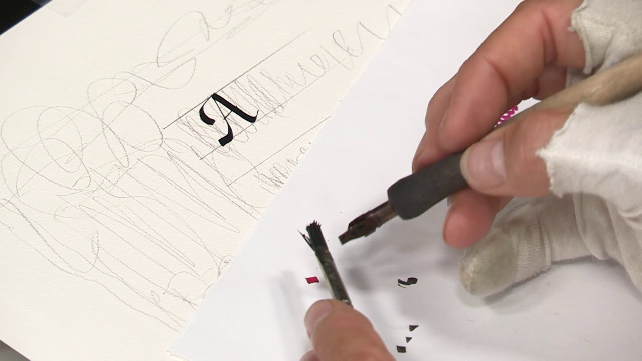 Loading Your Pen Nib with a Brush