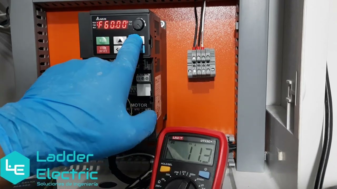 control presion constante con PID VFD MS-300 Delta