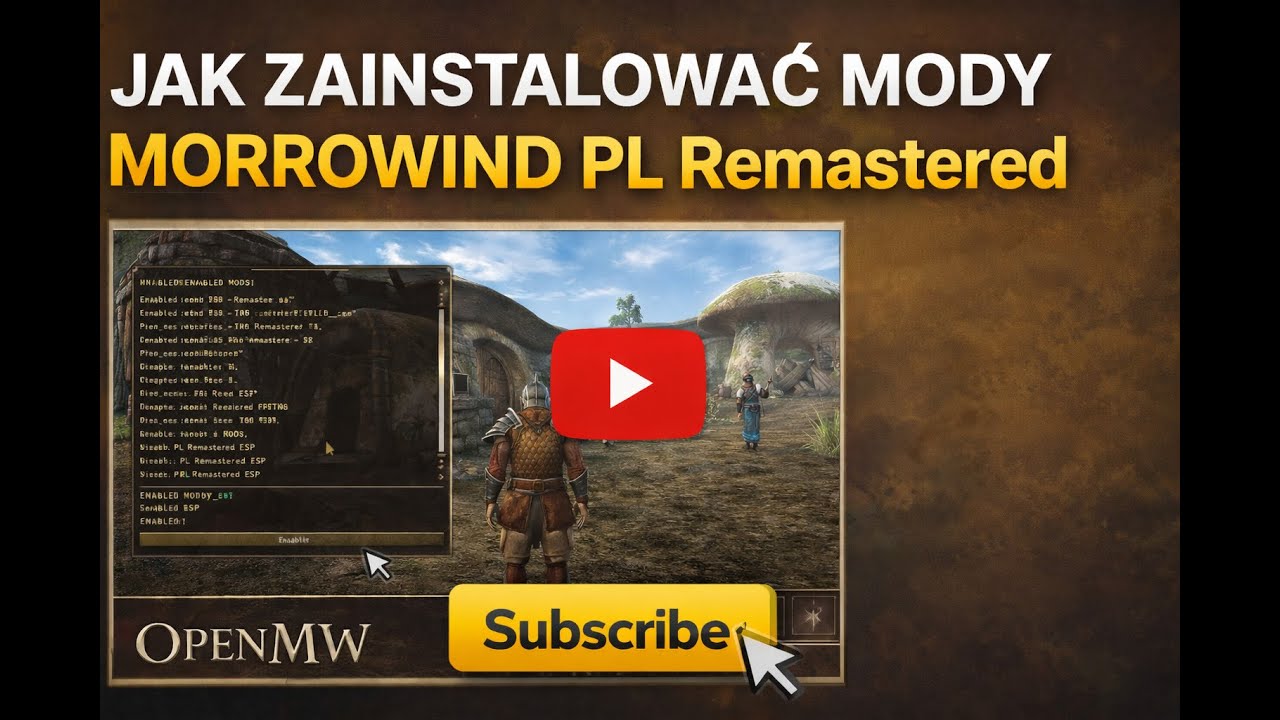 Instrukcja Instalacji - Morrowind PL Remastered [OpenMW]