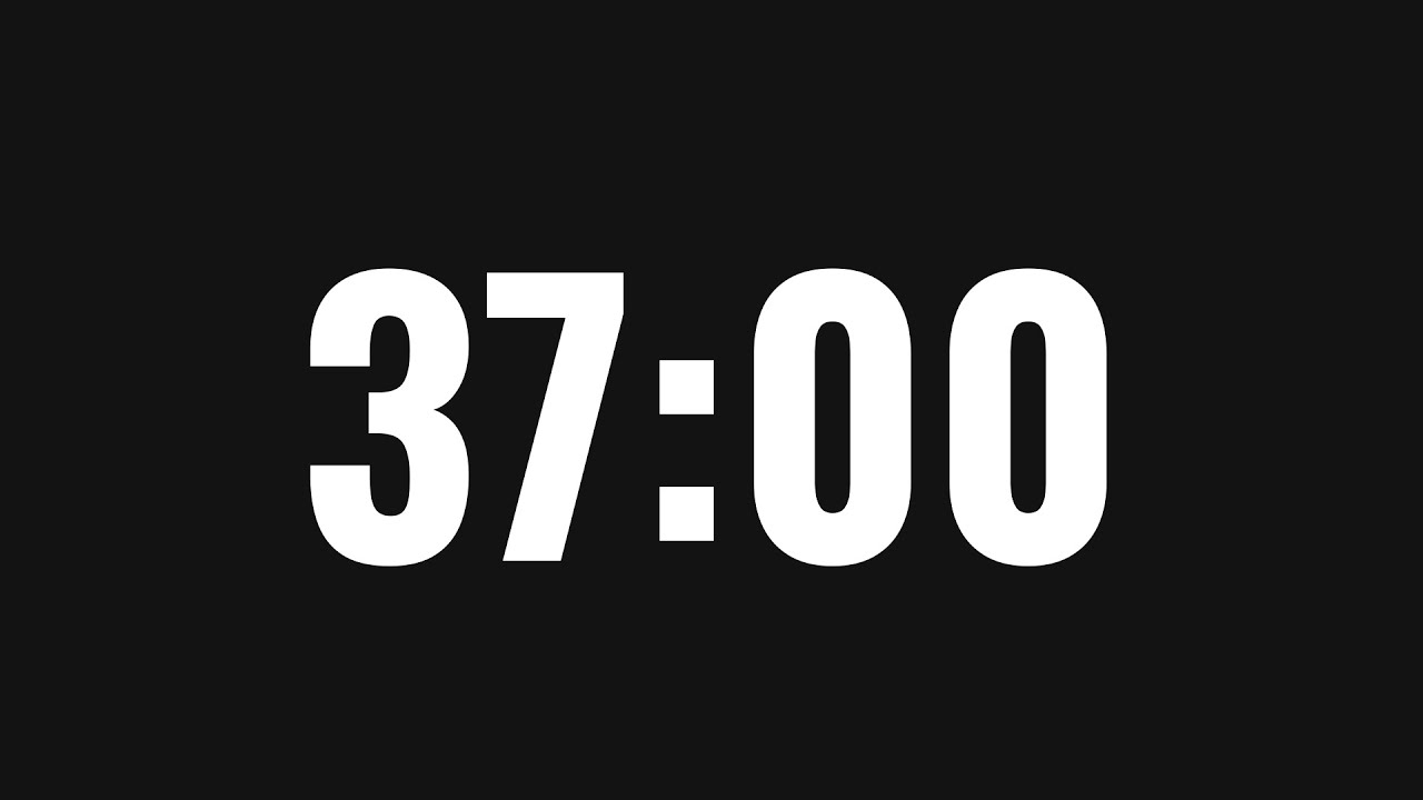 Таймер 37 Минут