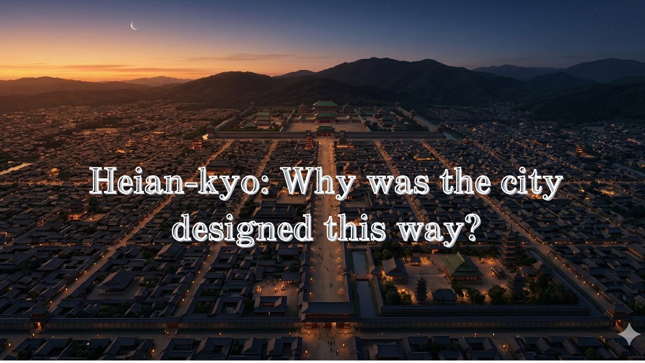 Heian-kyo: Why was the city designed this way?