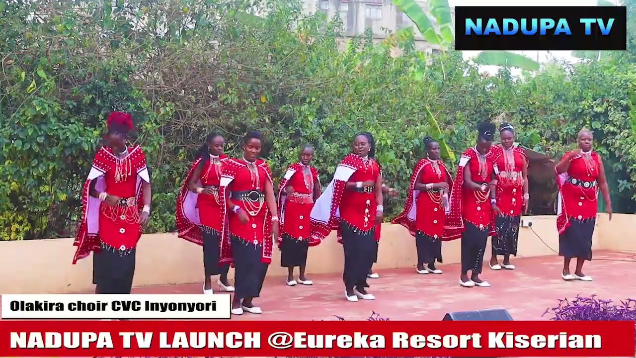 Olakira choir performs during Nadupa TV Launch @Eureka Resort Kiserian. 