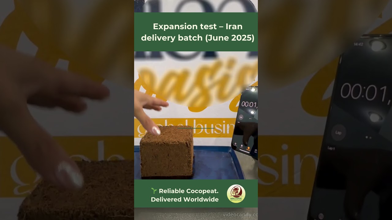 From Demand to Delivery: Proven Cocopeat Quality | Iran Case Study 🇮🇷 | M2Balu Export