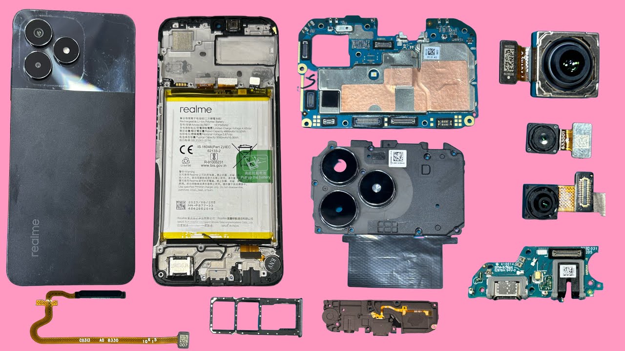 realme c53 disassembly / realme c53 back panel open / realme c53 teardown