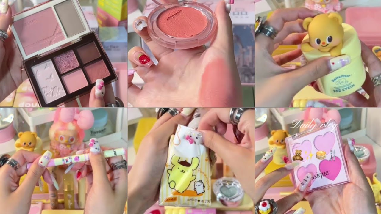 Asmr unboxing and restocking beautiful makeup