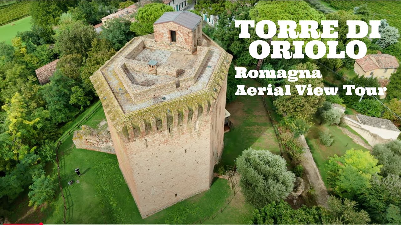 Torre di Oriolo, Faenza in 4K | Emilia Romagna Aerial View Tour Drone