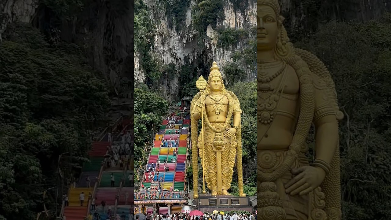 Batu Caves Temple, Kuala Lumpur ⛰️#travel #Malaysia #BatuCaves #temple #explore #batucavestemple