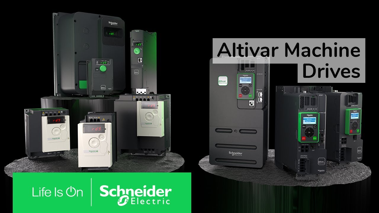 Napędy maszynowe Altivar: kompaktowa konstrukcja, bezpieczeństwo, łączność | Schneider Electric