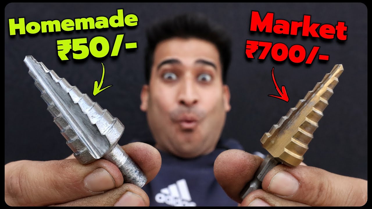 How To Make Step Drill Bit At Home - सिर्फ ₹50 मे बनाओ ₹650 बचाओ - New Idea
