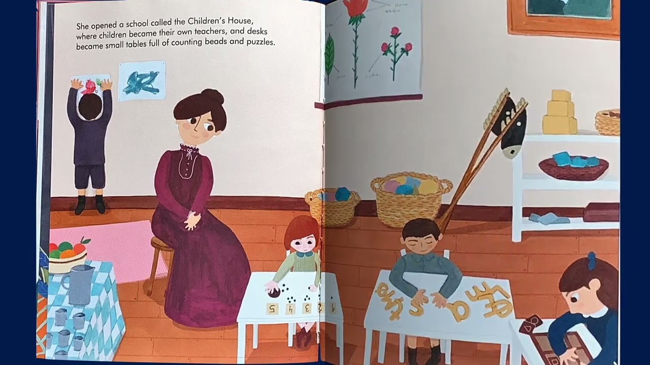 @Aprender Montessori: A história de Maria Montessori para crianças
