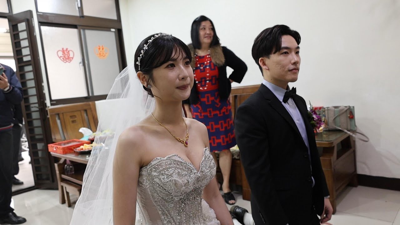 [婚禮文定作品]  從早開始為了今日午宴準備 就是要讓你美美 溫馨在心裡 #桃園 #2026 #wedding #vlog #weddingphotography #彭園 #八德 #新人 #錄影師
