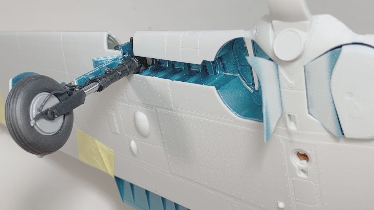 TAMIYA 1/32 Zero Fighter type 52 - Часть 5 Посадочное устройство
