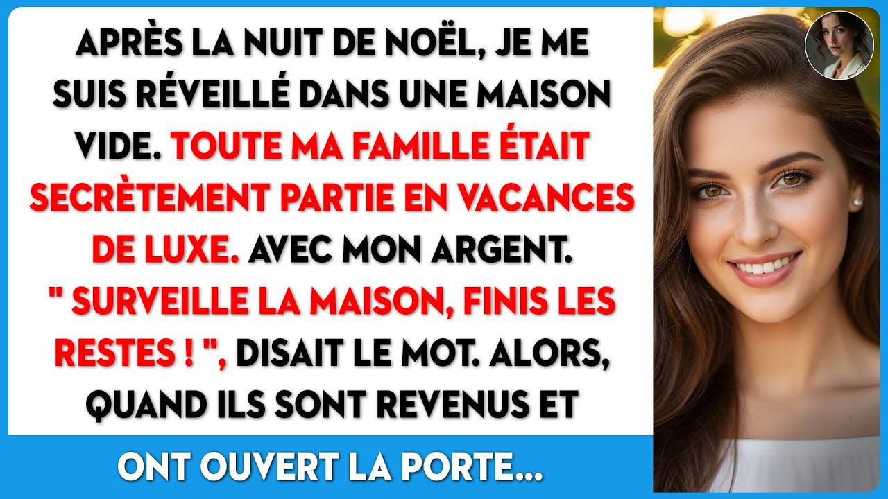 Après Noël, je me réveille seul : ma famille est partie en vacances de luxe sans moi.