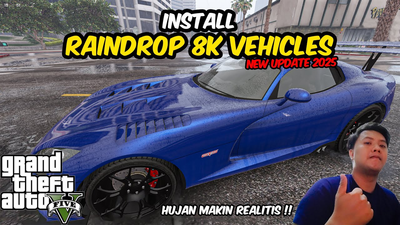 CARA INSTALL MOD RAINDROP VEHICLES 8K TERBARU DI GTA 5 | GTA V MODS