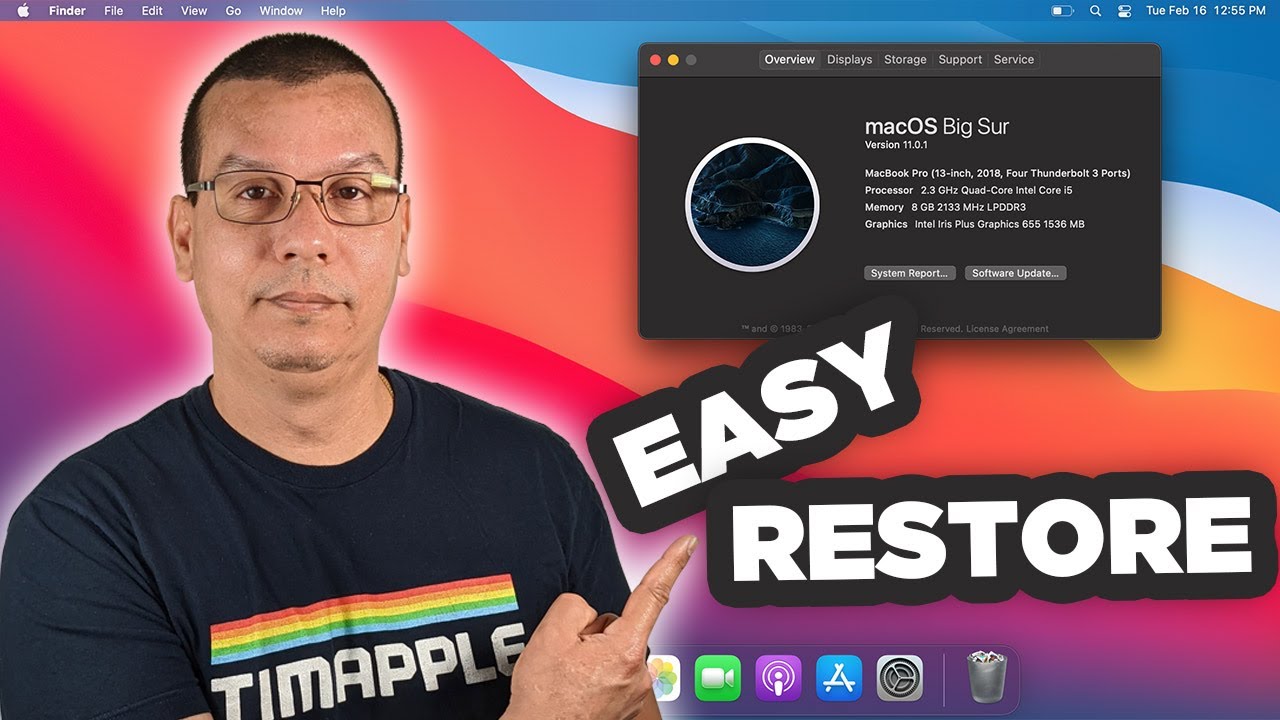 Как восстановить Mac из резервной копии Time Machine