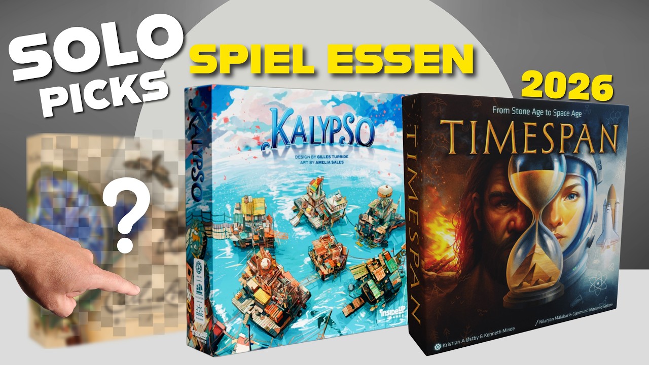 My Top 10 Anticipated Solo Board Games at SPIEL Essen 2026