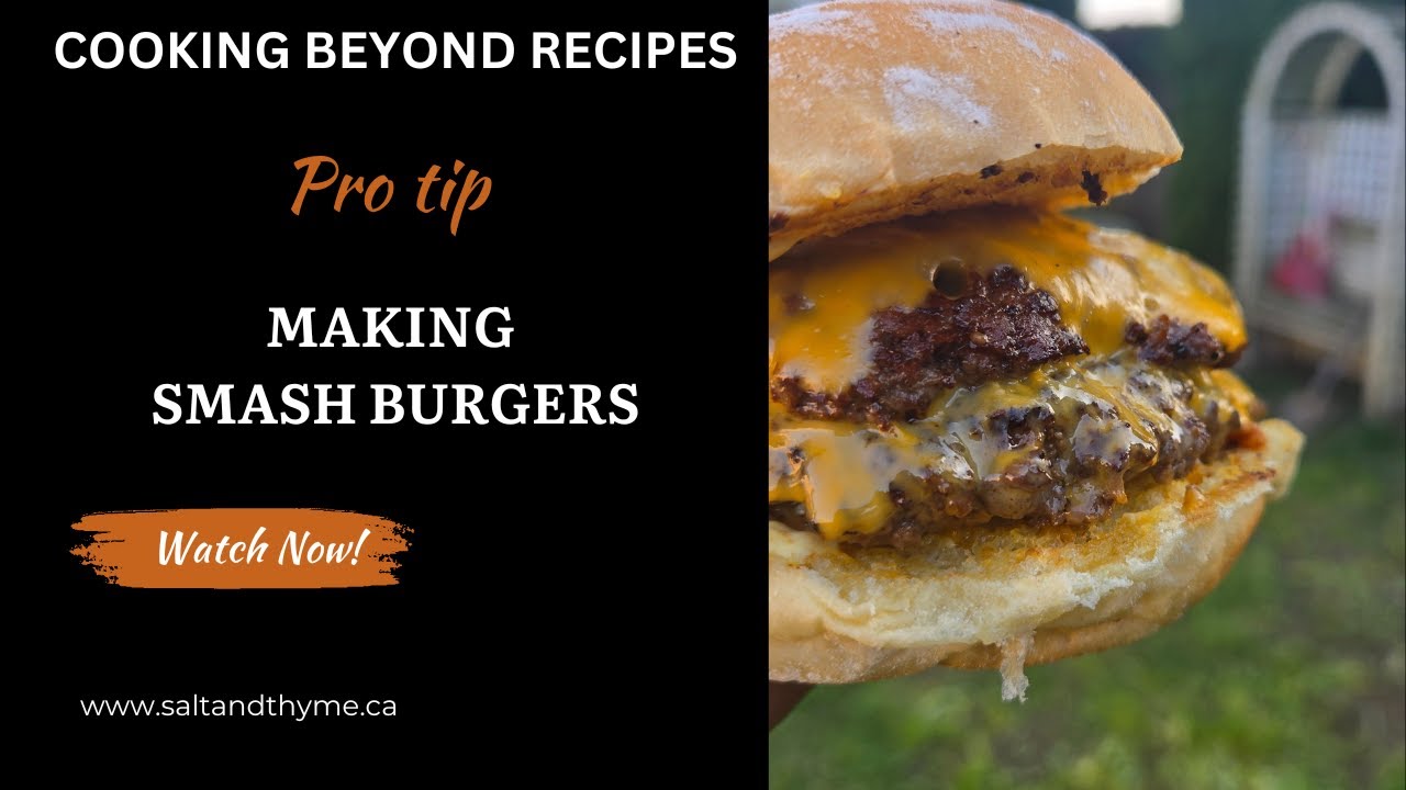 Pro tips   smash burgers