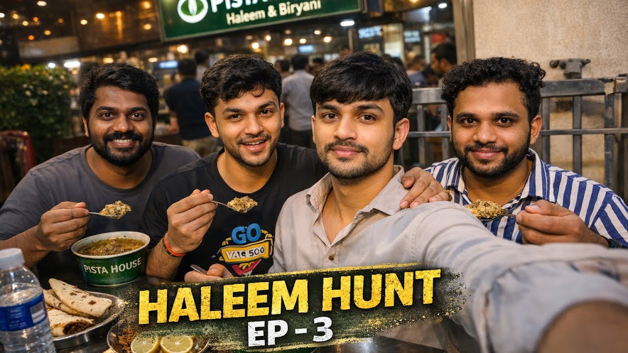 Haleem Hunt Episode- 3 🔥 #haleem #viral #fyp #howto #vlog #food #telugu #foodie #explore #review 