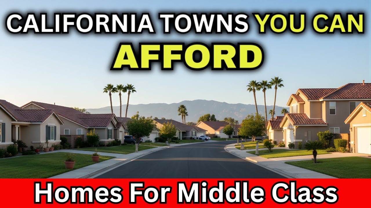 10 Shockingly AFFORDABLE California Towns for Middle-Class Families__ #2 is Insane!
