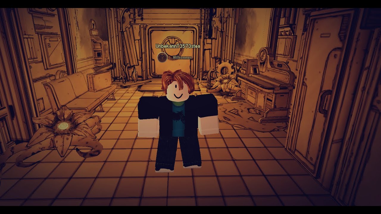Ich zock ein bendy fan game in roblox