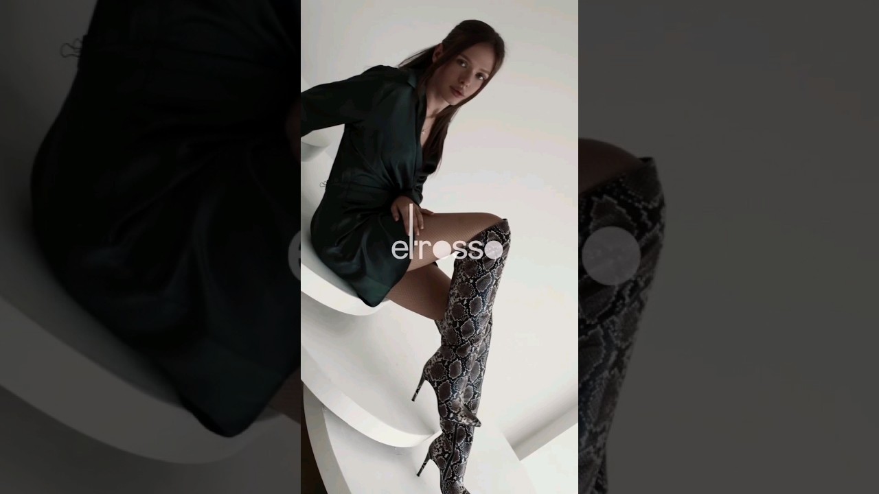 Лимитированная модель - питоновые ботфорты из новой коллекции EL'ROSSO PREMIUM 🖤 