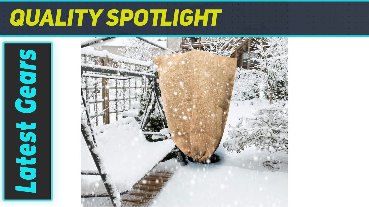 ANPHSIN Burlap Plant Covers: Huge & Effective Winter Protection!