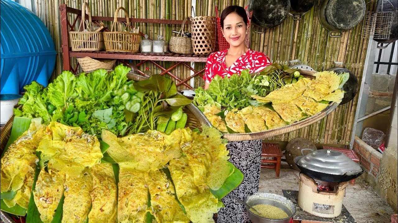 How To Cook Rice Cake Nom-Chak-Ombaeng Khmer Style