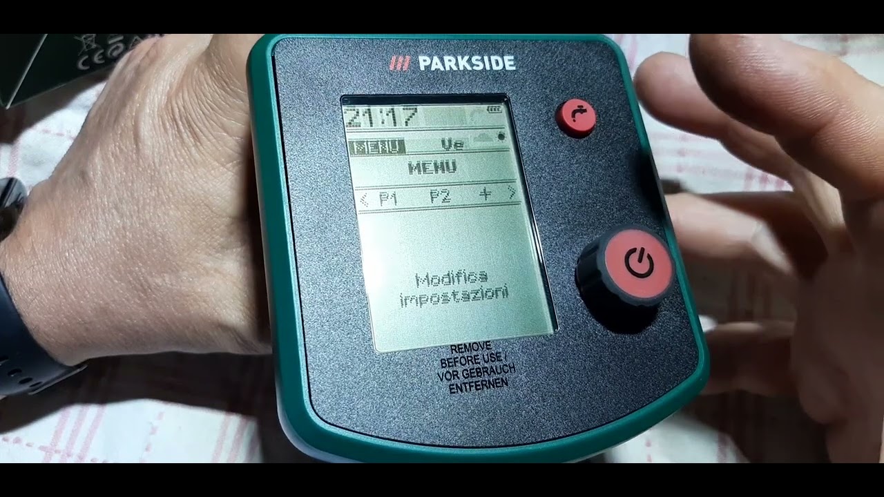 Computer irrigazione Parkside, programmazione