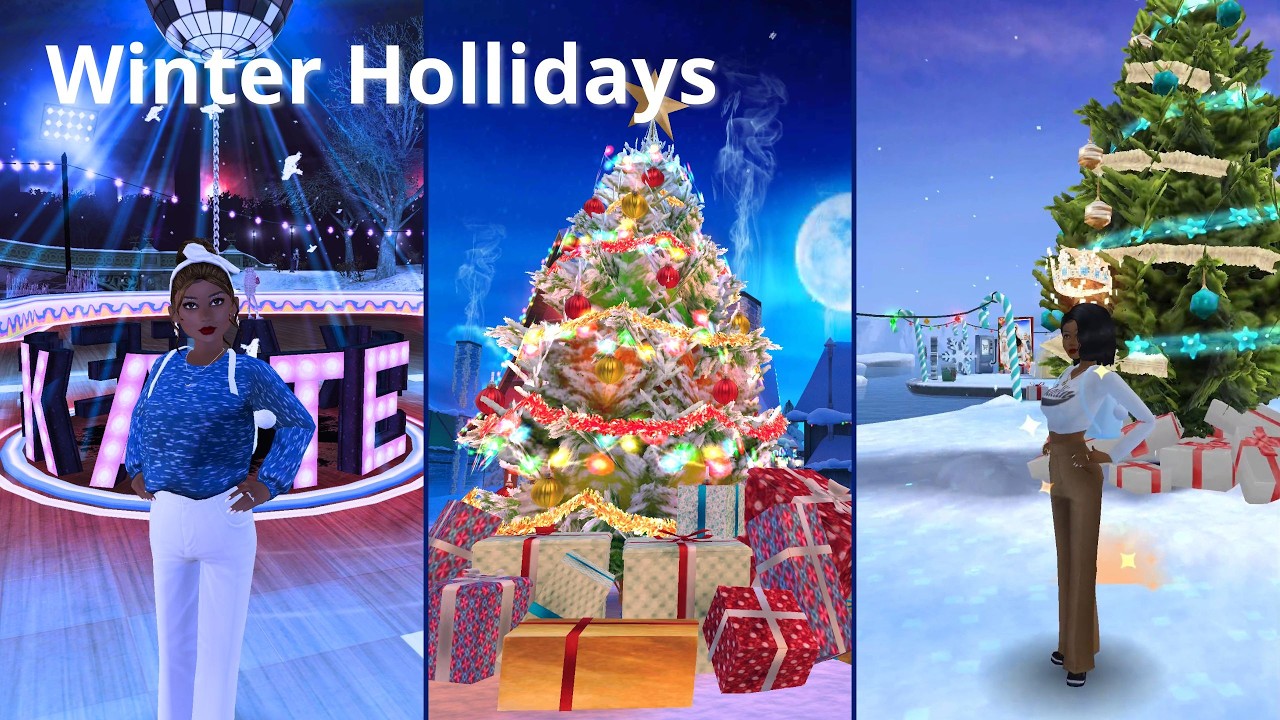 Holiday Life Update 🎄 | Thanksgiving Sleepover & Winter Events in Avakin Life